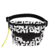 Longchamp Le Pliage LGP M Belt Bag Black/White - Canvas