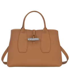 Longchamp Roseau M Handbag Natural - Leather
