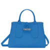 Longchamp Roseau M Handbag Cobalt - Leather