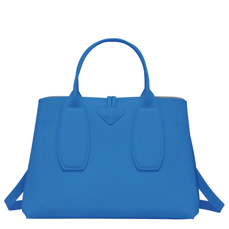 Longchamp Roseau M Handbag Cobalt - Leather - Image 4