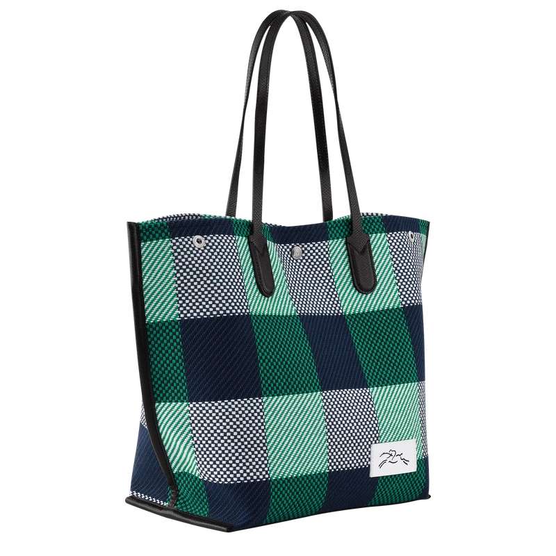 Longchamp Essential L Tote Bag Navy/Lawn - Canvas - Image 3