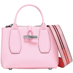Longchamp Roseau S Handbag Pink - Leather