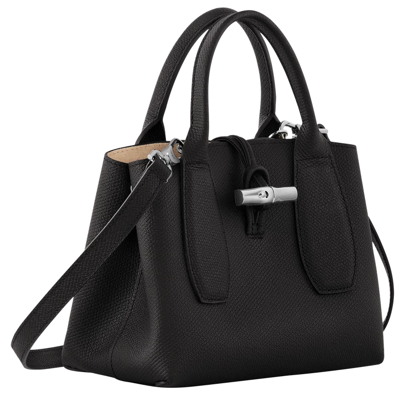 Longchamp Roseau S Handbag Black - Leather - Image 3