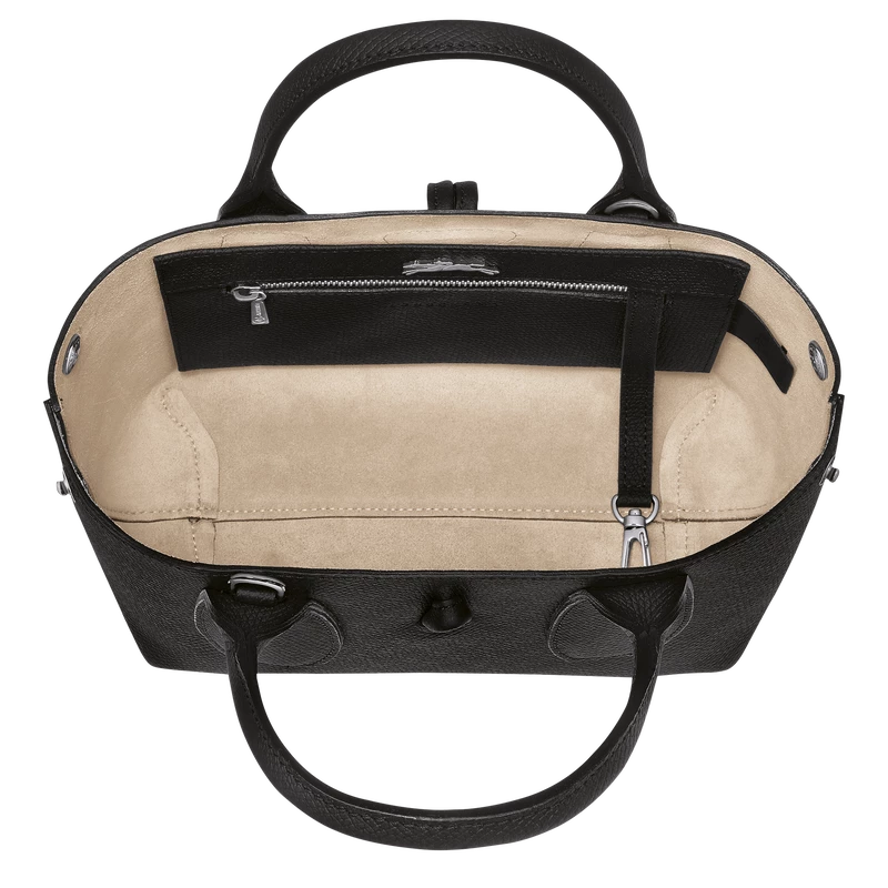 Longchamp Roseau S Handbag Black - Leather - Image 5