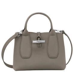 Longchamp Roseau S Handbag Turtledove - Leather