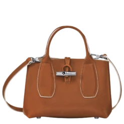 Longchamp Roseau S Handbag Cognac - Leather