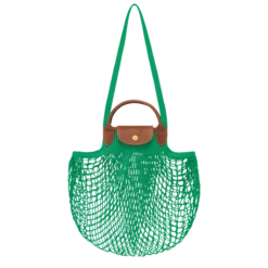 Longchamp Le Pliage Filet L Mesh Bag Green - Canvas