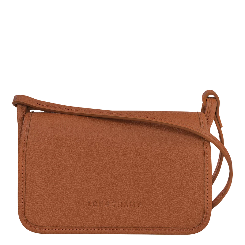 Longchamp Le Foulonné Wallet On Chain Caramel - Leather