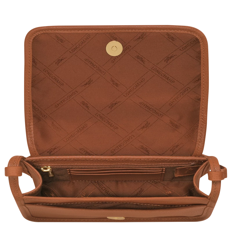 Longchamp Le Foulonné Wallet On Chain Caramel - Leather - Image 5