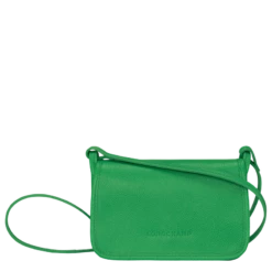 Longchamp Le Foulonné Wallet On Chain Lawn - Leather