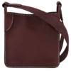Longchamp Le Foulonné S Crossbody Bag Plum - Leather