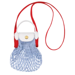 Longchamp Le Pliage Filet XS Mesh Bag Sky Blue - Canvas