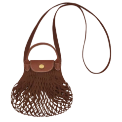 Longchamp Le Pliage Filet XS Mesh Bag Tobacco - Canvas