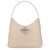 Longchamp Roseau M Hobo Bag Paper - Leather