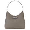 Longchamp Roseau M Hobo Bag Turtledove - Leather