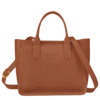 Longchamp Le Foulonné M Tote Bag Caramel - Leather
