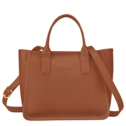 Longchamp Le Foulonné M Tote Bag Caramel - Leather