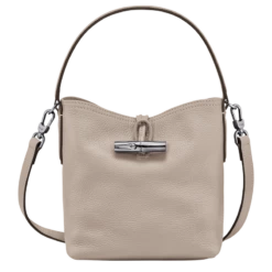 Longchamp Roseau Essential XS Bucket Bag Clay - Leather