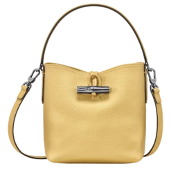 Longchamp Roseau Essential XS Bucket Bag Wheat - Leather