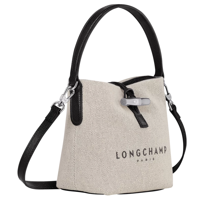 Longchamp Roseau XS Bucket Bag Ecru - Canvas - Image 3