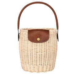 Longchamp Épure S Bucket Bag Natural - Canvas