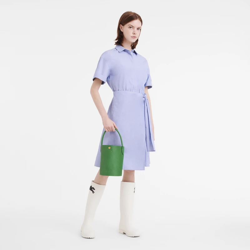 Longchamp Épure S Bucket Bag Green - Leather - Image 2