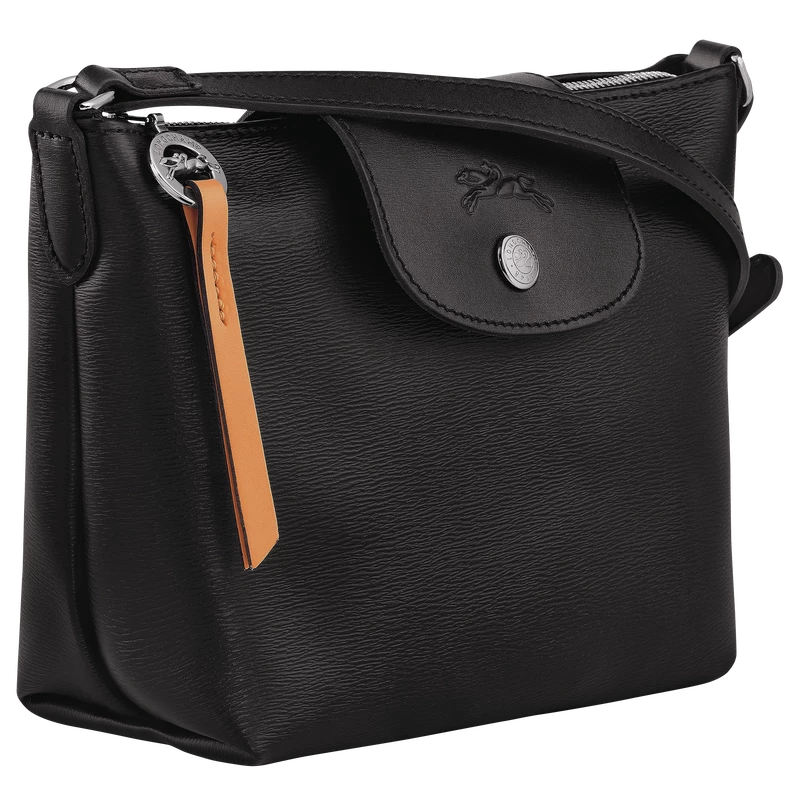 Longchamp Le Pliage City XS Crossbody Bag Black - Canvas - Image 3