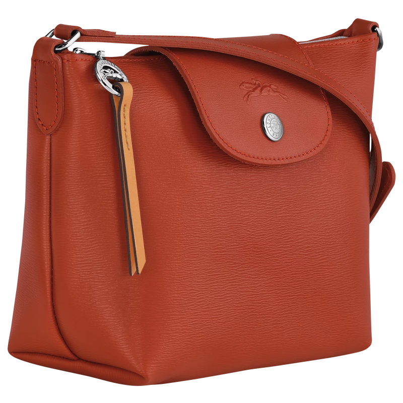 Longchamp Le Pliage City XS Crossbody Bag Terracotta - Canvas - Image 3