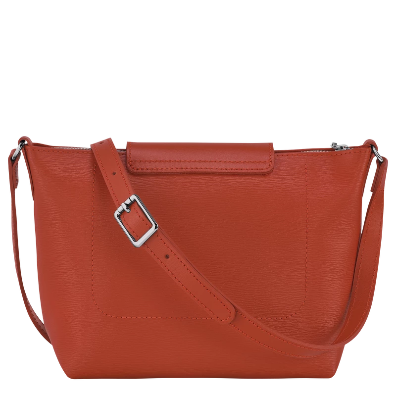 Longchamp Le Pliage City XS Crossbody Bag Terracotta - Canvas - Image 4