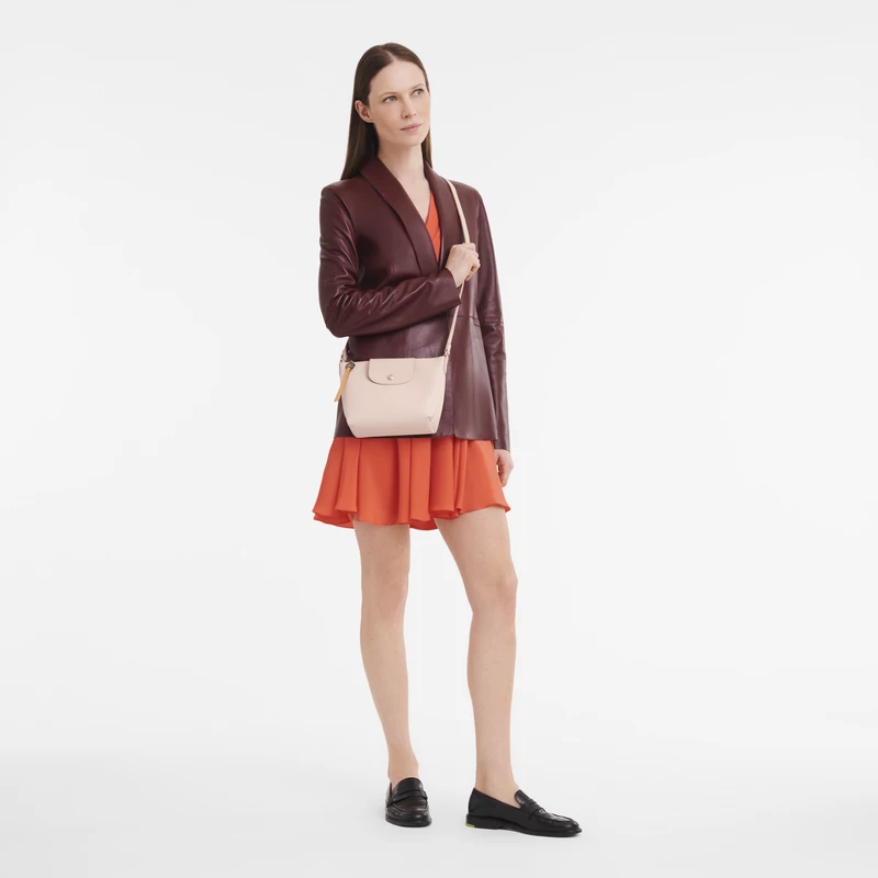 Longchamp Le Pliage City XS Crossbody Bag Nude - Canvas - Image 2