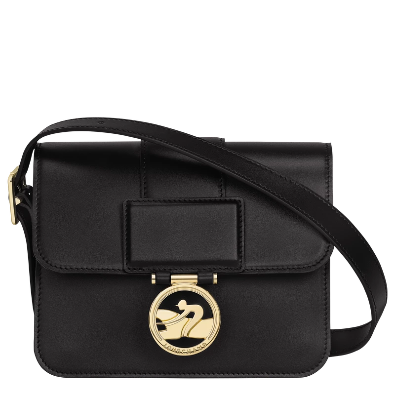 Longchamp Box-Trot S Crossbody Bag Black - Leather