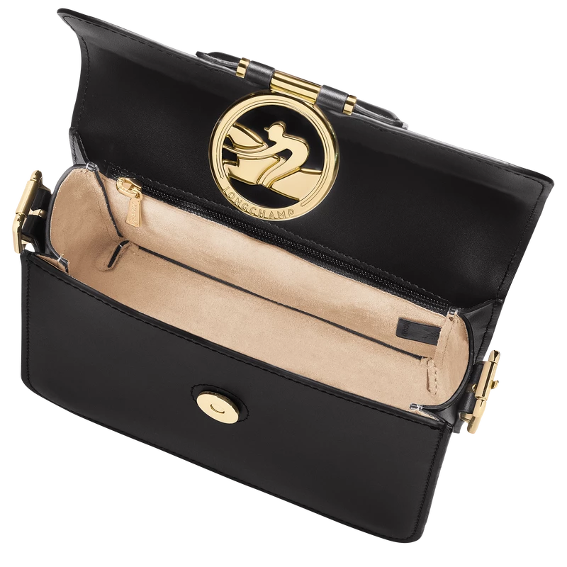 Longchamp Box-Trot S Crossbody Bag Black - Leather - Image 5