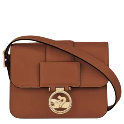 Longchamp Box-Trot S Crossbody Bag Cognac - Leather