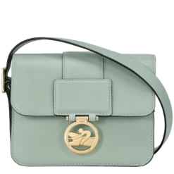 Longchamp Box-Trot S Crossbody Bag Green-gray - Leather