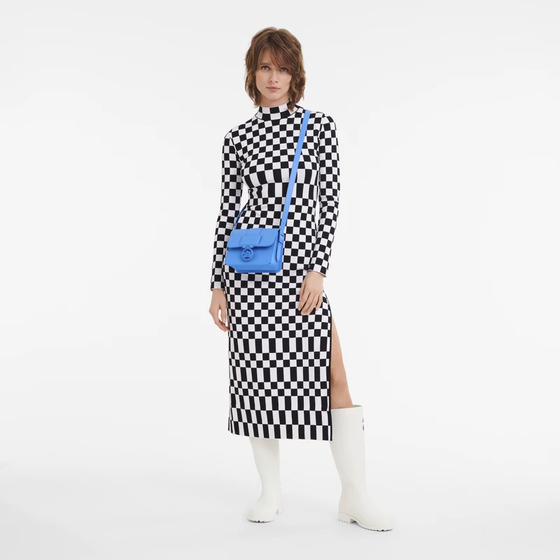 Longchamp Box-Trot S Crossbody Bag Cobalt - Leather - Image 2