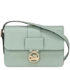 Longchamp Box-Trot M Crossbody Bag Green-gray - Leather