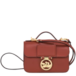 Longchamp Box-Trot XS Crossbody Bag Mahogany - Leather