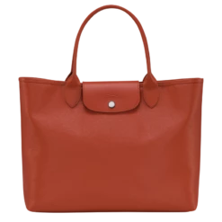 Longchamp Le Pliage City L Tote Bag Terracotta - Canvas