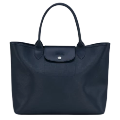Longchamp Le Pliage City L Tote Bag Navy - Canvas