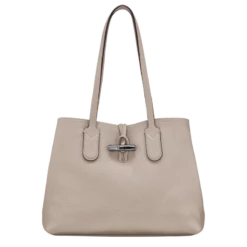 Longchamp Roseau Essential M Tote Bag Clay - Leather