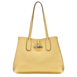 Longchamp Roseau Essential M Tote Bag Wheat - Leather