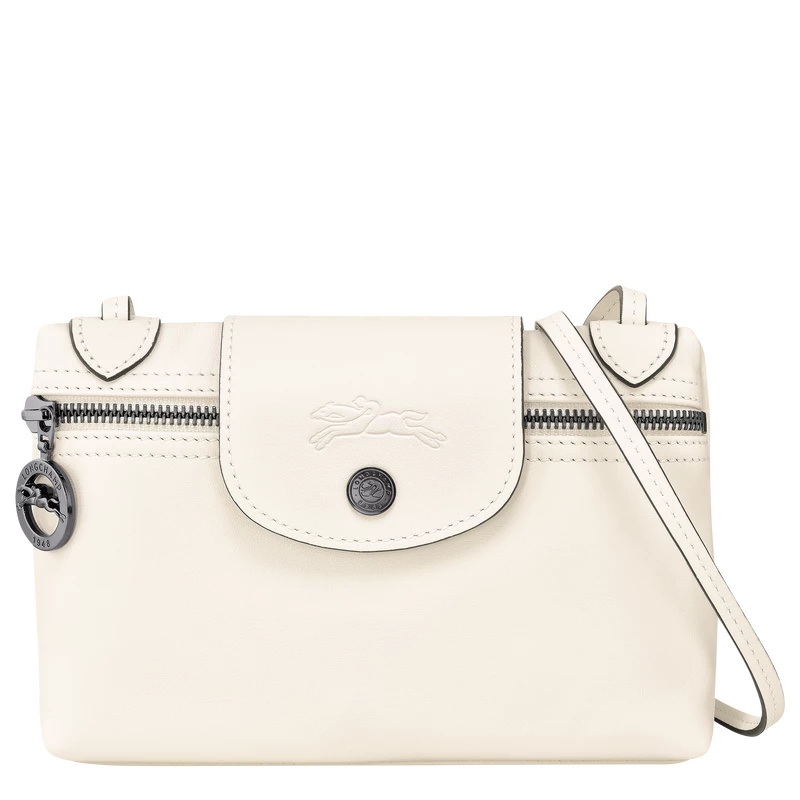 Longchamp Le Pliage Xtra Crossbody Bag Ecru - Leather