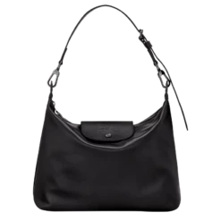 Longchamp Le Pliage Xtra M Hobo Bag Black - Leather