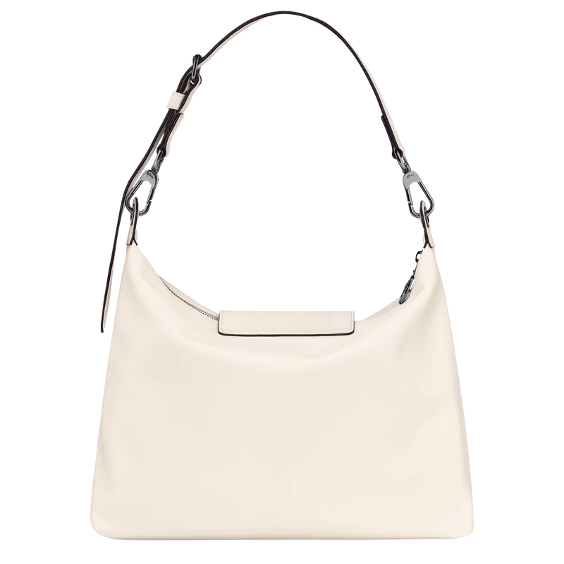 Longchamp Le Pliage Xtra M Hobo Bag Ecru - Leather - Image 4