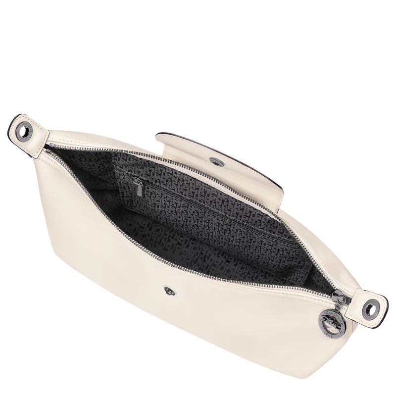 Longchamp Le Pliage Xtra M Hobo Bag Ecru - Leather - Image 5