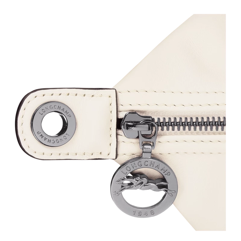 Longchamp Le Pliage Xtra M Hobo Bag Ecru - Leather - Image 6