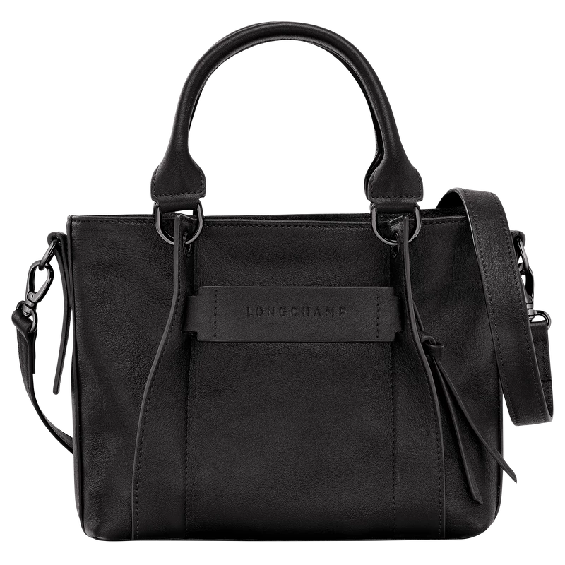 Longchamp 3D S Handbag Black - Leather