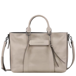 Longchamp 3D L Handbag Clay - Leather