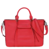 Longchamp 3D L Handbag Red - Leather