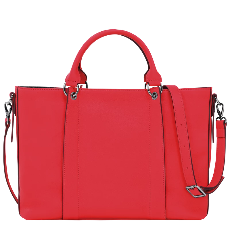 Longchamp 3D L Handbag Red - Leather - Image 4